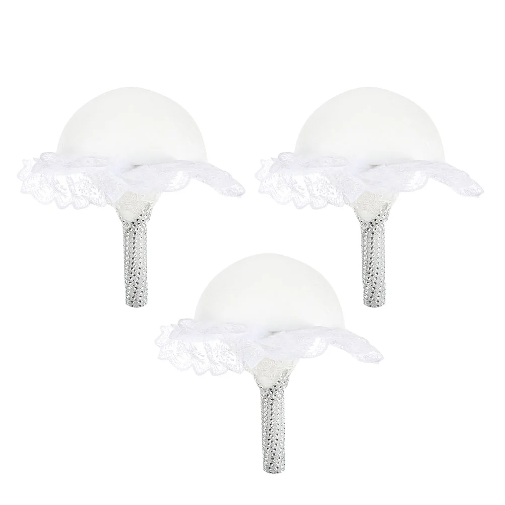 

Bouquet Holder Wedding Flower Handle Floral Bridal Stand Holdersbride Diy Arrangement Displayflowers Artificial Freshbase Sponge