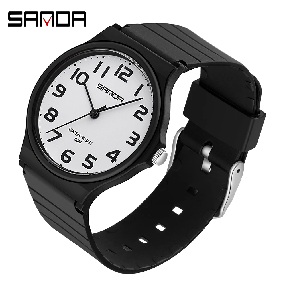 Sanda Top Brand Watch Fashion Trend Outdoor Leisure Temperament Casual Girl Students INS Style Wrist Watch