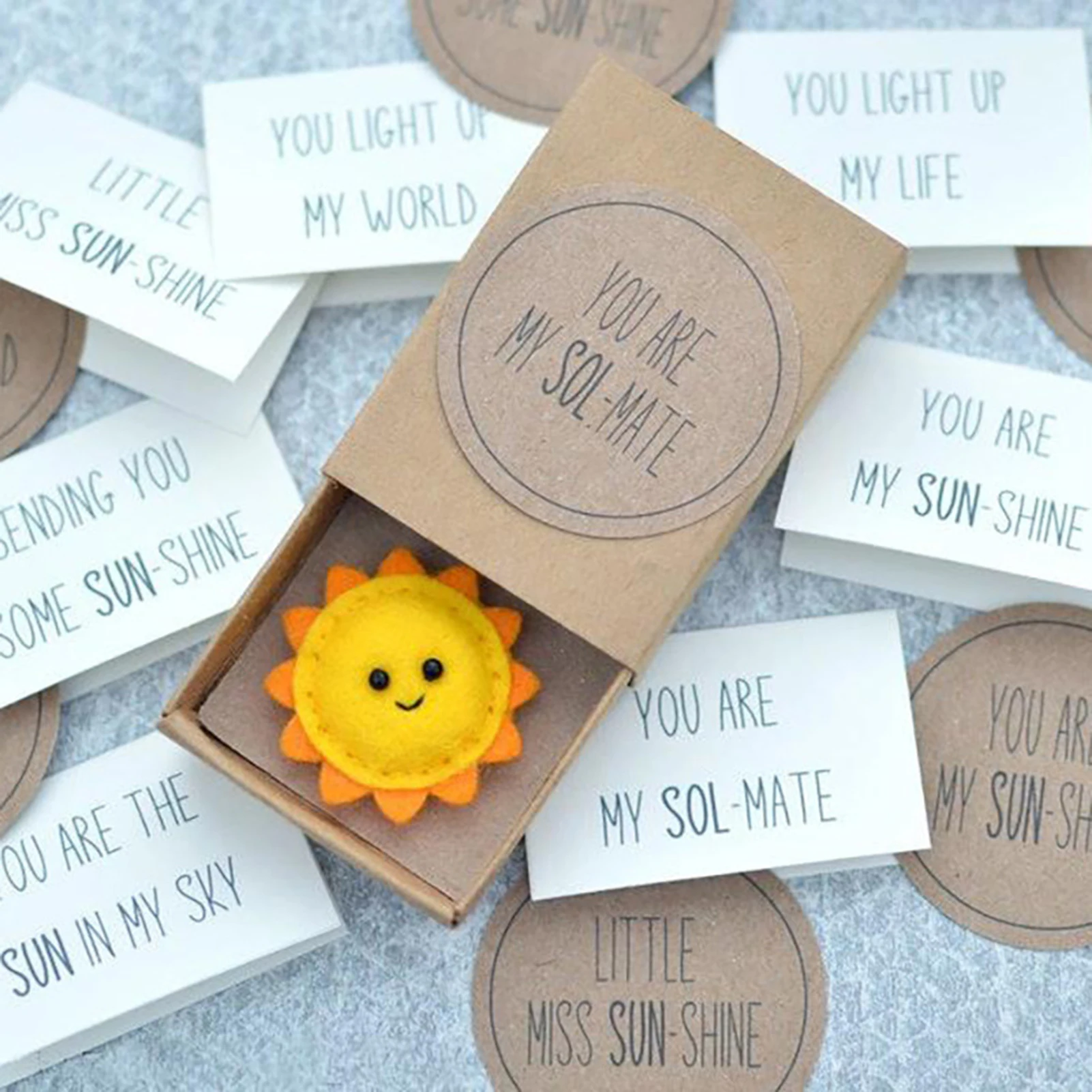 

Lovely Sunflower Friendship Gift Box Meaningful Heartwarming Sunflower Toy for Christmas Party Supplies
