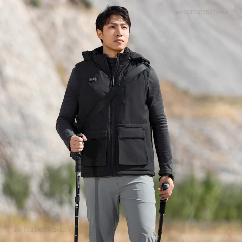 Youpin SKAH 15 нагревательный жилет мужская куртка с контролем температуры бархатный