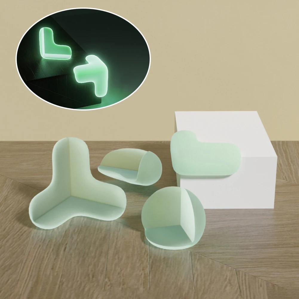 

Child Baby Safety Silicone Luminous Protector Table Corner Edge Protection Cover Children Anticollision Edge & Guards