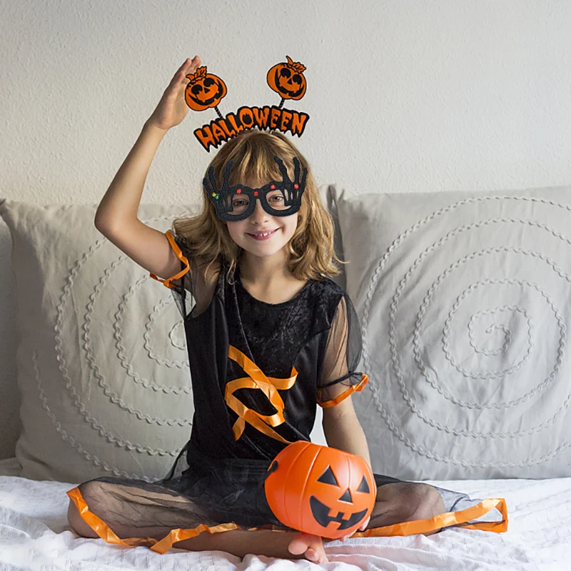 Пластиковые очки для Хэллоуина паук паутина глазный шар реквизит фото демон