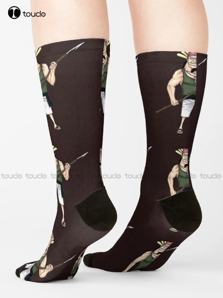 

One Piece Crocus Socks Men'S Slipper Socks Cartoon Comfortable Best Girls Sports 360° Digital Print Custom Gift Streetwear Retro