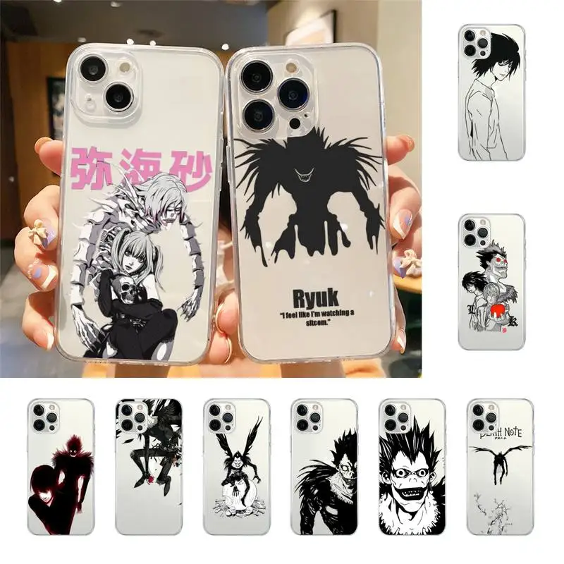 

Manga Death Note Ryuk Phone Case For Iphone 7 8 Plus X Xr Xs 11 12 13 Se2020 Mini 14 Promax Case