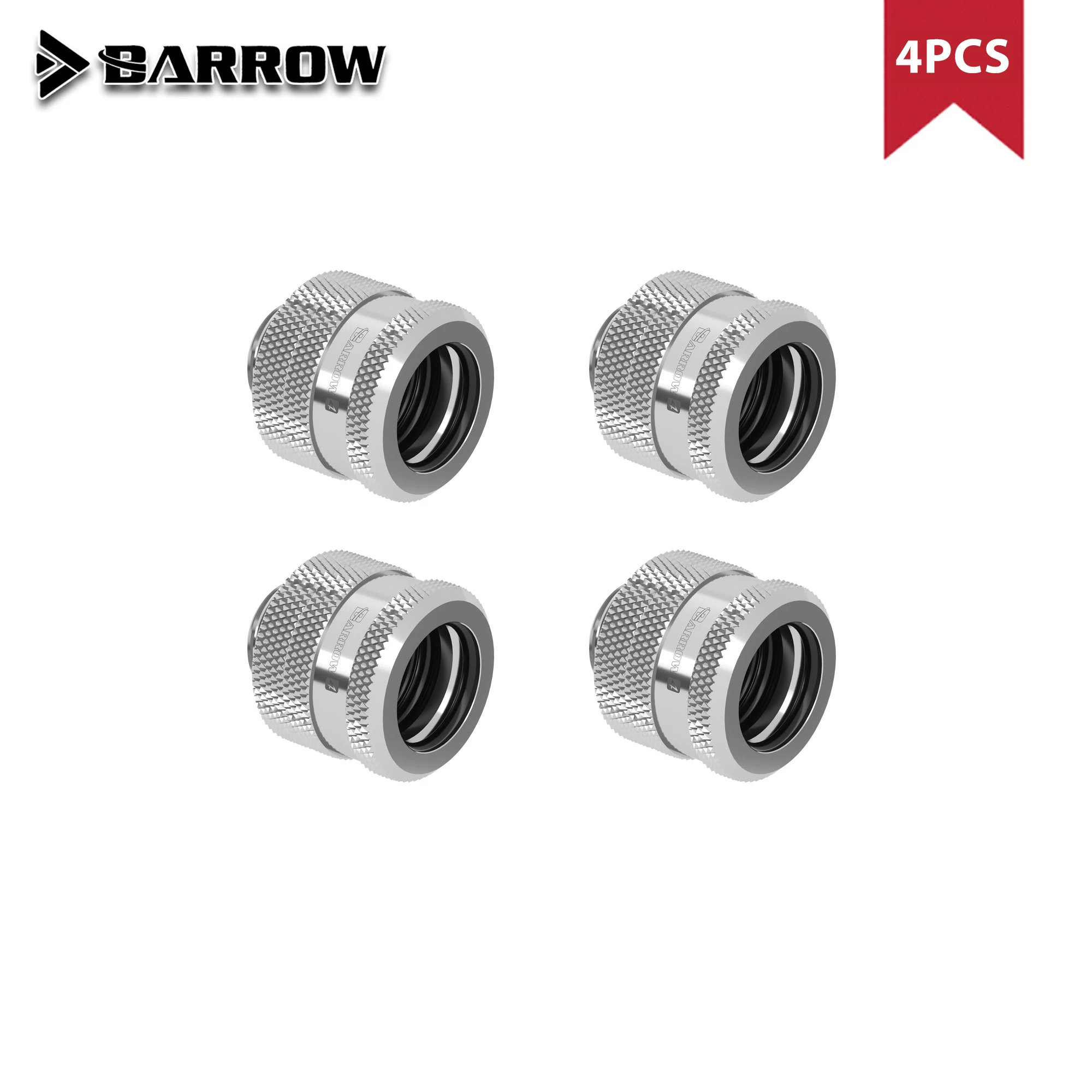 Barrow 4/6 шт. компрессионный фитинг для жесткой трубы соединение G1/4 дюйма 14 мм