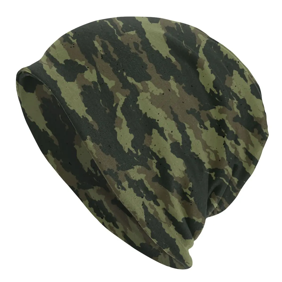

Camo Bonnet Hat Knitted Hat Casual Ski Camouflage Amry Skullies Beanies Hats Men's Women's Warm Dual-use Cap