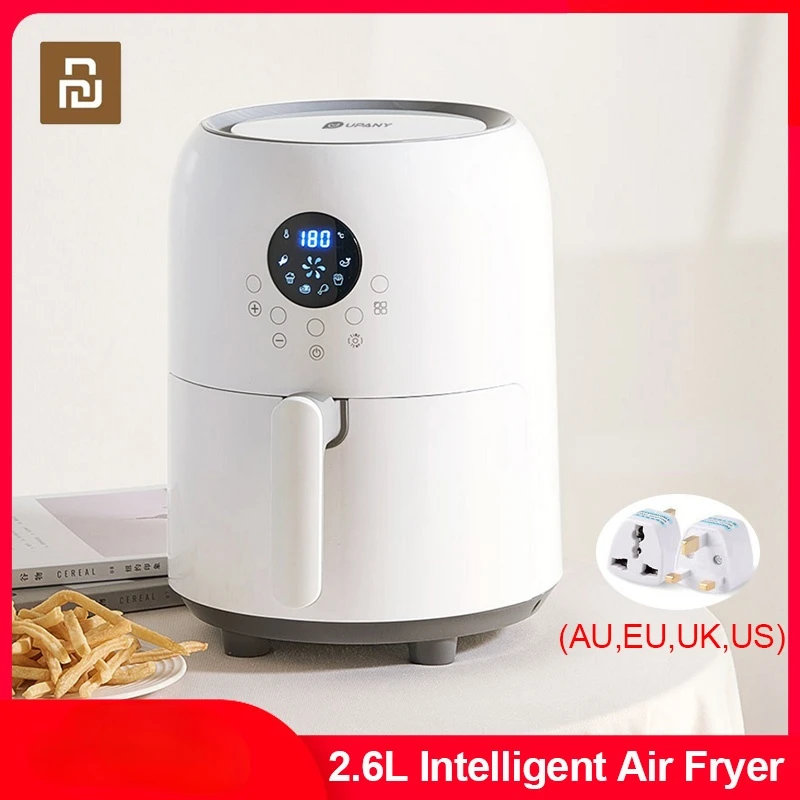 

Youpin Air Fryer 2.6L Without Oil Timer Function Overheat Protection No Smoke For French Fries Pizza Automatic Electric Oven