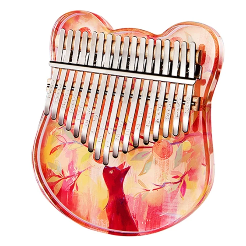 

Kalimba Thumb Piano 17 Keys,Mbira Finger Piano with Tuning Hammer,Musical Instruments Gifts for Kids,Adults,Beginner,Etc