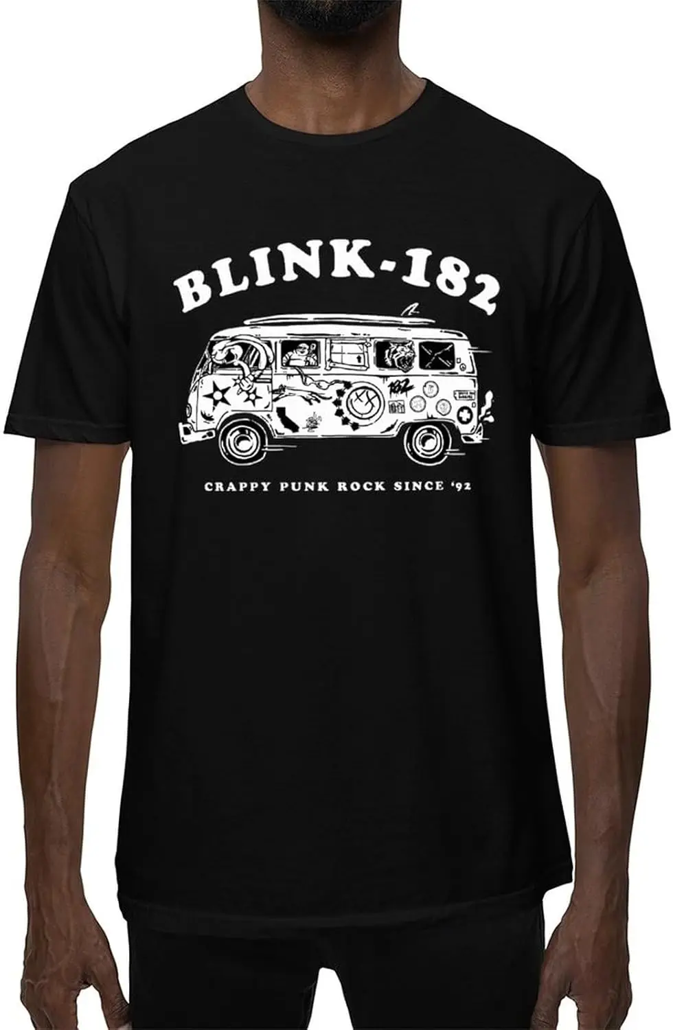 Мужская футболка Blink American Rock 182 футболки с круглым вырезом и коротким рукавом