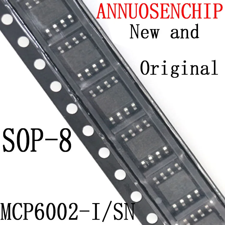 

Free Shipping 100PCS/lots New and original MCP6002 SOP-8 IC In stock! MCP6002-I/SN