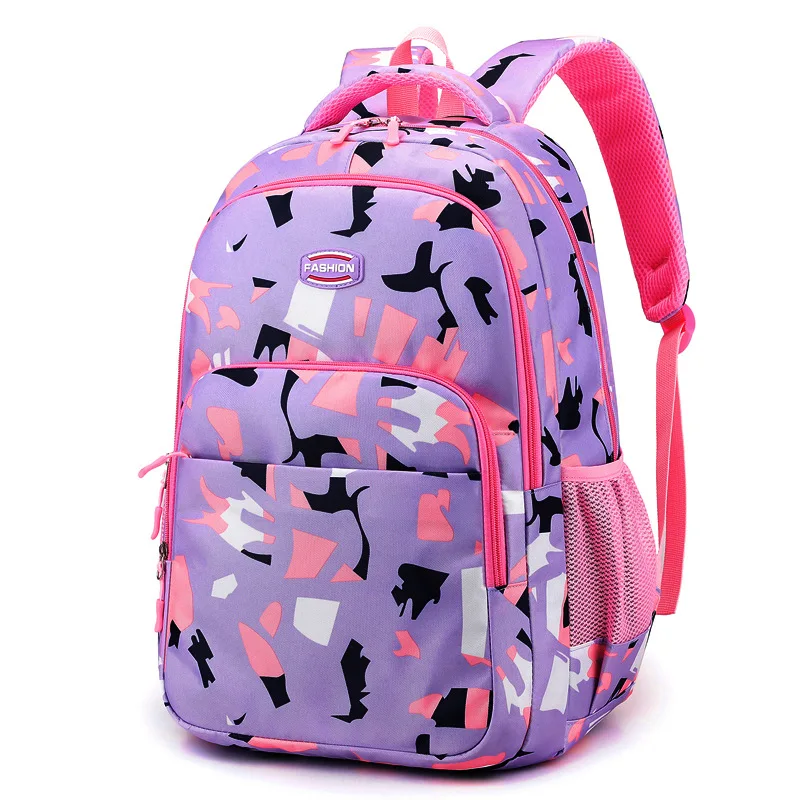 School Bags for Girls Boy Shoulder Bag Anime Backpack Handbag Cute Both Shoulders Spinal Protection Children Schoolbag Large Cap