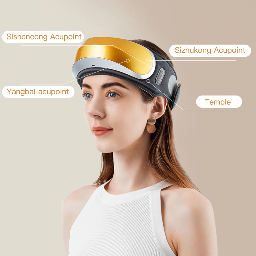 

Air Pressure Head Massager Device Electric Head Massager Airbag Acupoint Massage Headband Headache Migraine Relief Kneading Belt