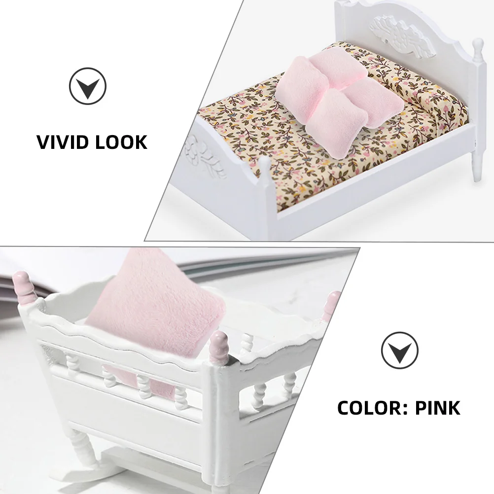 6 шт. аксессуары для кукольного домика декоративная модель подушки миниатюрный