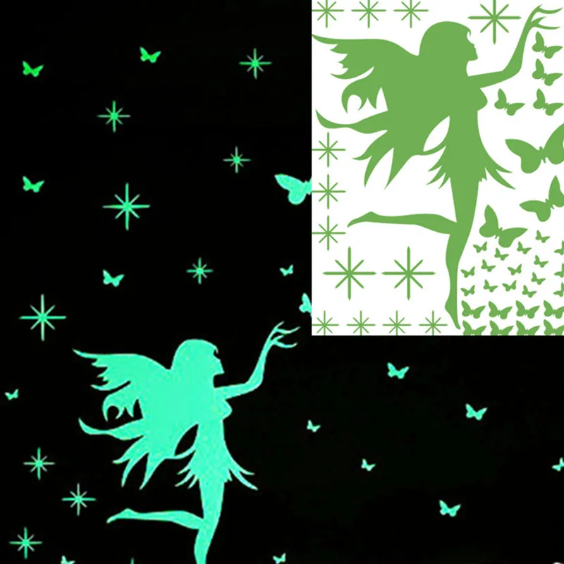 Недорогие Декоративные Настенные Стикеры для девичьей комнаты аниме ангел