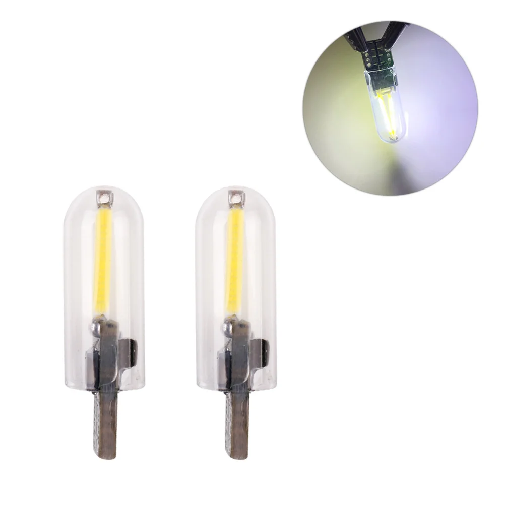 10pcs License Plate Lamp Warm White LED DC 12V Super Bright Car Bulbs LED Lamp Side Light White
