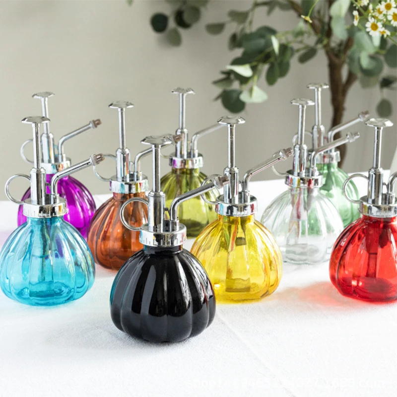

1Pc Vintage Plant Flower Glass Garden Watering Pot 200Ml Water Cans Sprayer Bottle Spray Irrigation Supplies Hairdressing Tool