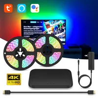 Smart Ambient TV PC Backlights WiFi RGB LED Strip Lights Dream Color Lights HDMI Sync Screen Lighting Kit For TV Box Xbox PS4
