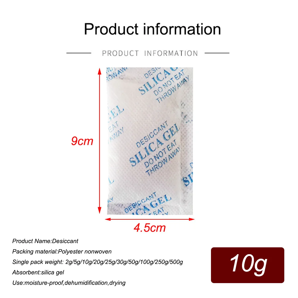Нетоксичный силикагель осушитель 5/10/20/25/30/50/100/200~500г