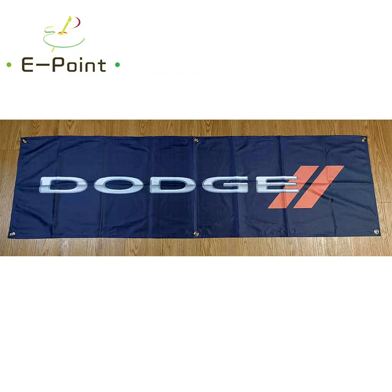 

130GSM 150D материал США Dodge баннеры на машину 1,5 фута * 5 футов (45*150 см) размер для дома флаг внутренний и наружный Декор yhx043