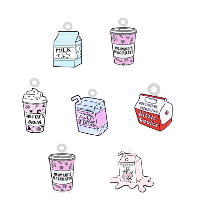 

10PCS Fresh Boy Tears Girl Acrylic Pendant Charms Plastic Box Printing Makings Charms For DIY Earrings Keychain Jewelry