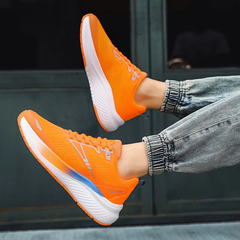 Men Running Shoes Marathon Outdoor Road Sport Shoes Stable Support Shock-relief Ultralight Rebound Sneaker Women Tenis Masculino