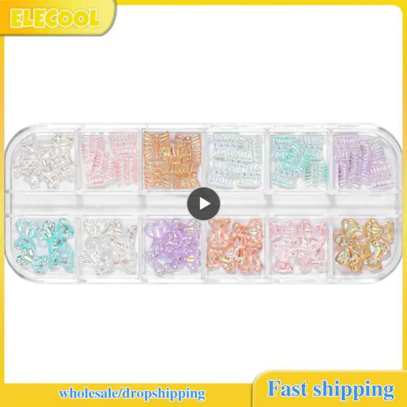 

1 ~ 10 шт., разноцветные полимерные детали для украшения ногтей