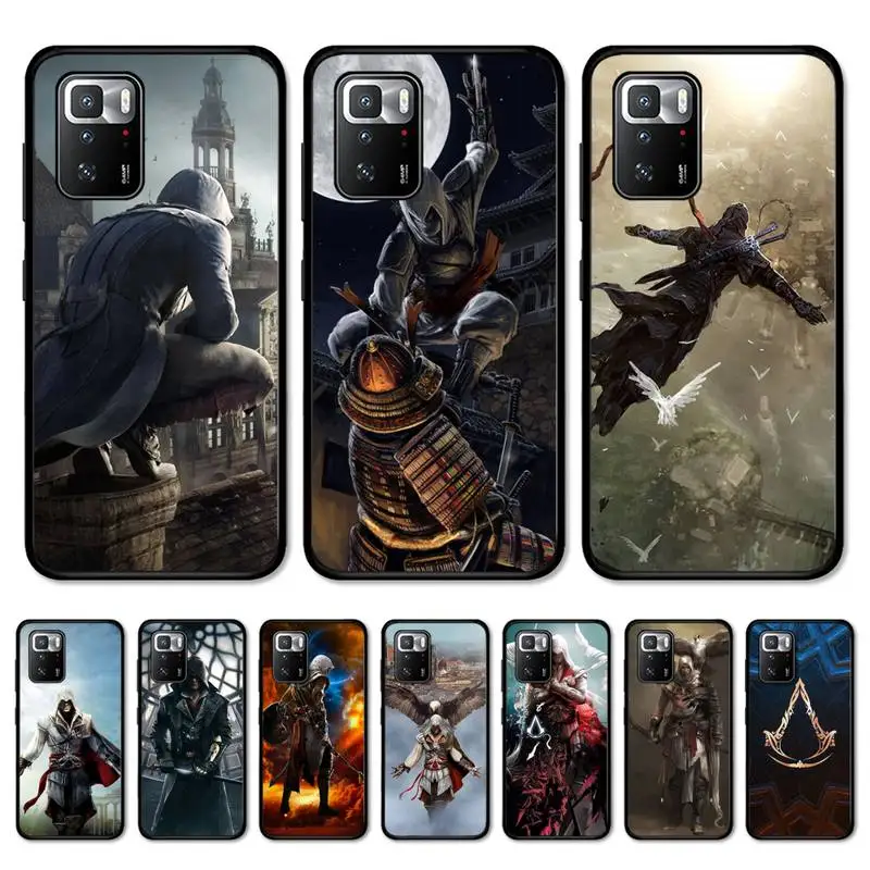 

A-Assassinss C-Creeds Phone Case For Redmi Note 8A 7 5 Note8pro 8T 9Pro note 6pro Funda Capa