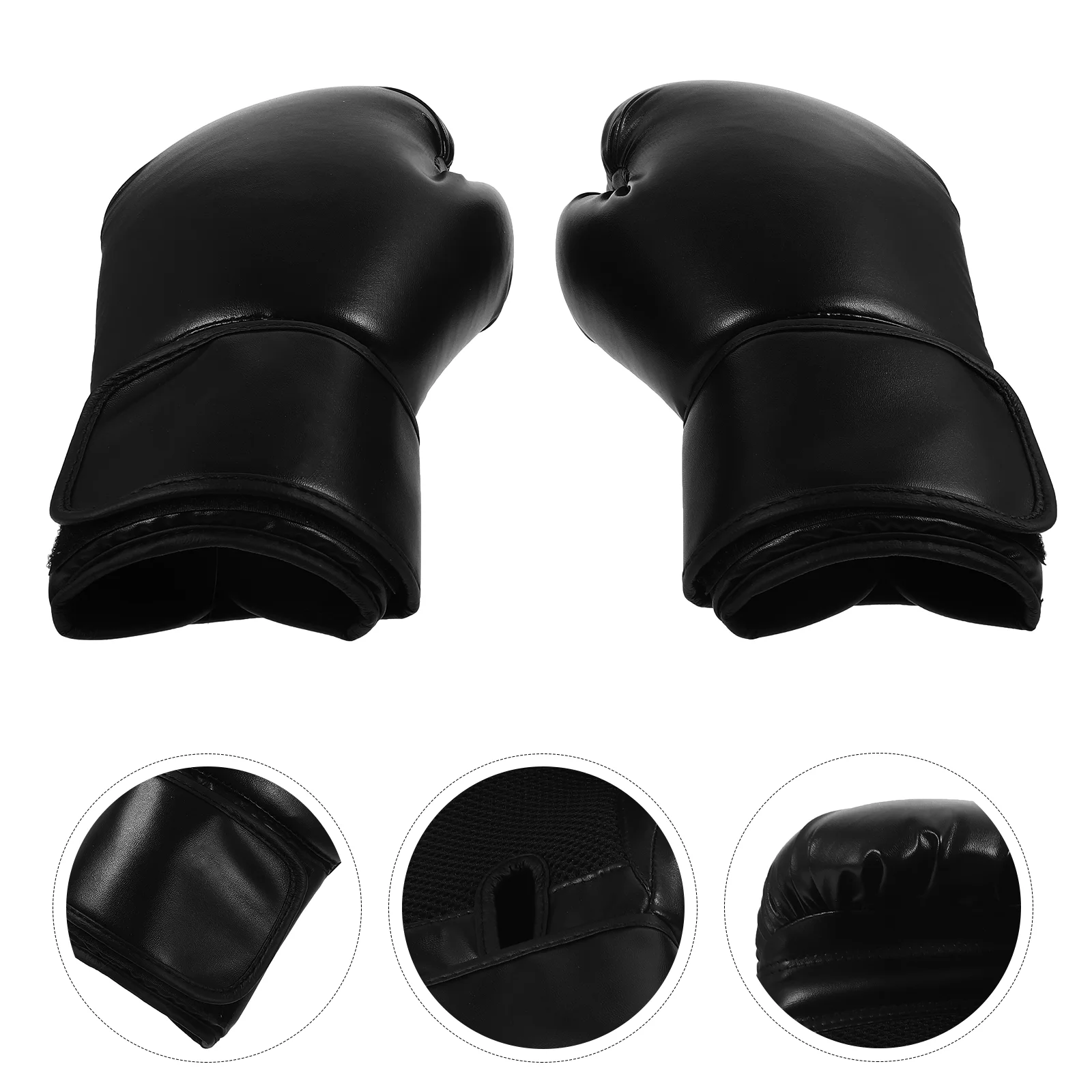 

Boxing Gloves Kickboxing Supplies PU Punching Training for Men Women Man Professional