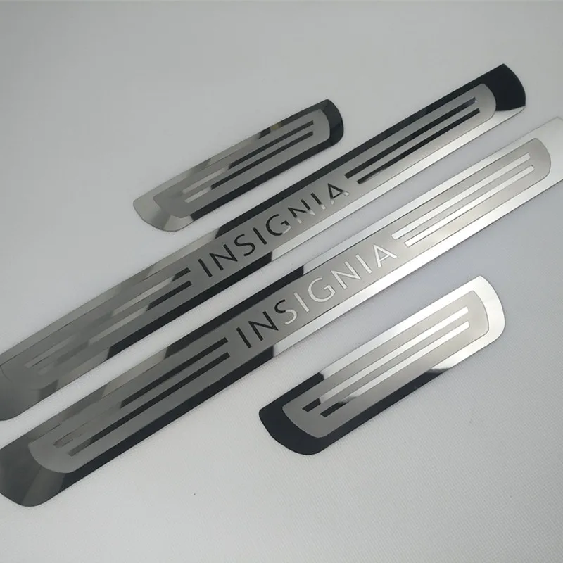 

4 шт./партия для 2013-2020 Vauxhall Opel Insignia ультратонкая Накладка на порог из нержавеющей стали автомобильные аксессуары