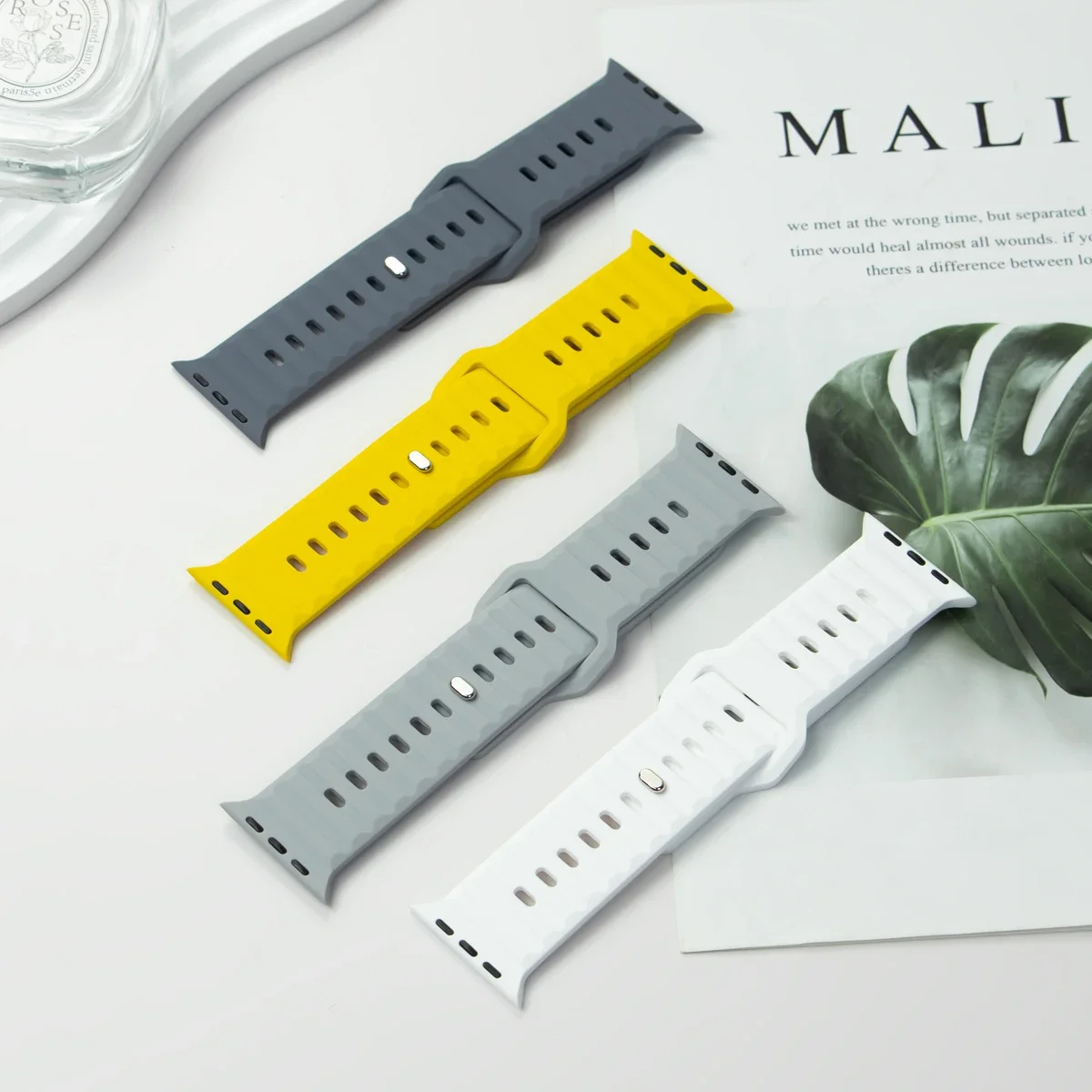 Силиконовый ремешок для Apple Watch Ultra 2 цвет в ассортименте