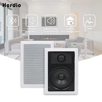herdio 5 25 inch 2 way bluetooth in wallceiling speakers for indooroutdoor home background system dropshipping wholesale