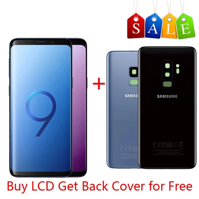 Enlarge New. Super Display For SAMSUNG Galaxy S9 LCD Display G960 Display S9Plus Lcd G965 Touch Screen With Battery Cover .