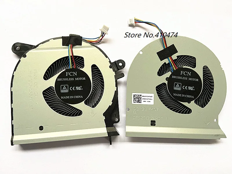 

New CPU GPU fan for Asus ROG Strix GL503 GL503VS GL503VM laptop Cooling cooler fan FK06 FK07