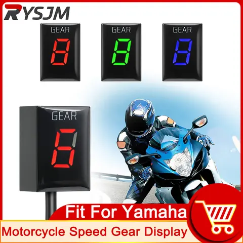 Индикатор шестерни мотоцикла для Yamaha YZF R1 R6 FZ8 Mt03 MT-01 Fzs600, кронштейн для метра, дисплей скорости, индикатор шестерни по индивидуальному заказу