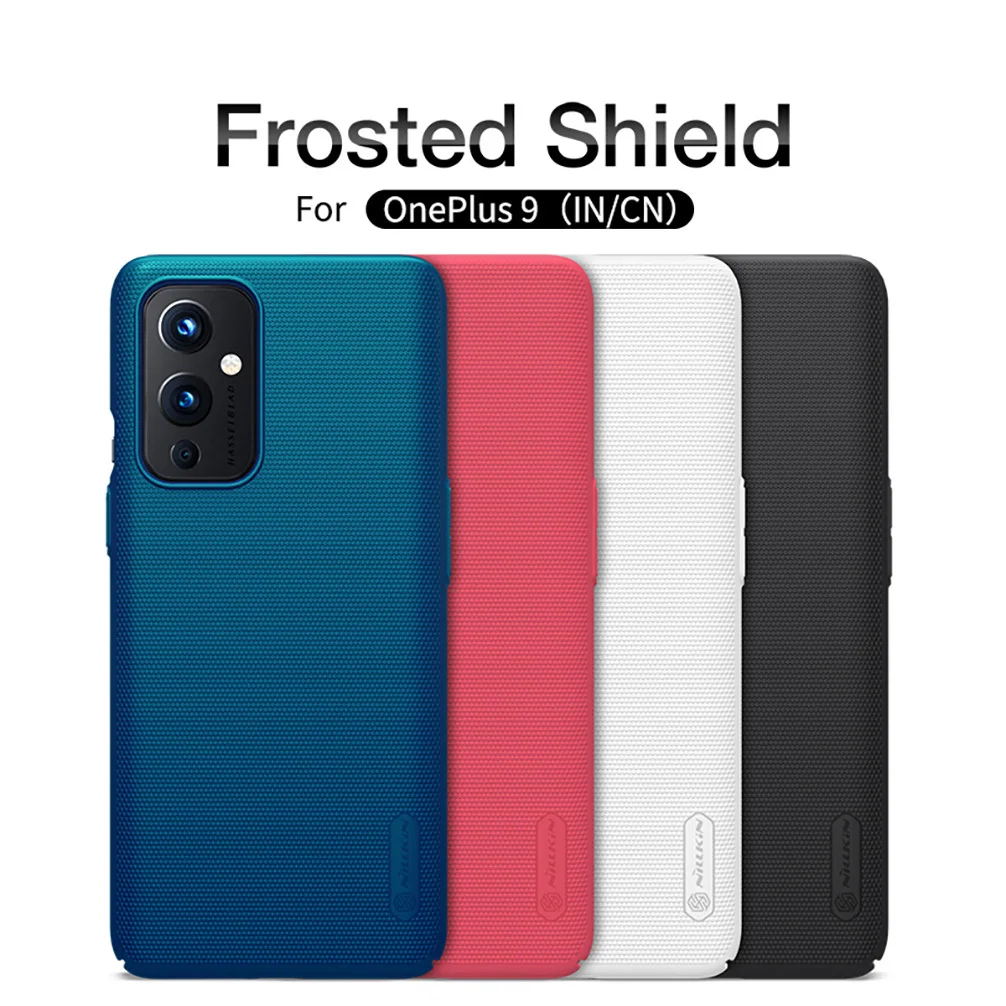 For OnePlus 9 Case Nillkin Super Frosted Shield Case Anti-fingerprint Hard Back Protection Shell For One Plus 9 Pro 9R Cover