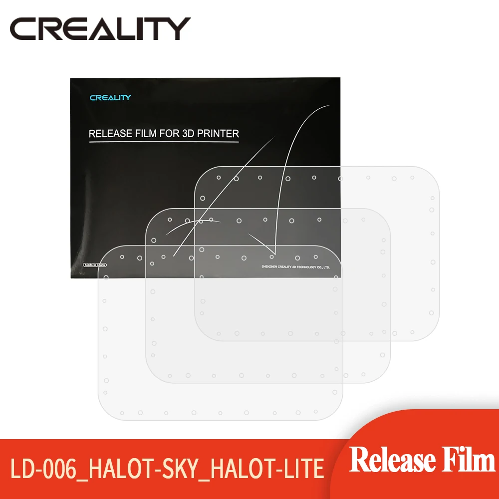 

Creality LD-006 FEP Release Film 266*190*0.15mm Heat Resistance High Transmittance for HALOT-LITE / HALOT-SKY 3D Printer