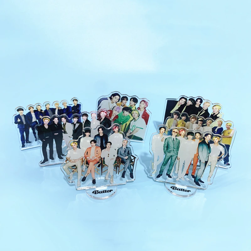 

Оптовая продажа, группа Kpop, прозрачная пвх новая песня Bangtan Boys, фотография масла, маленькая Фирменная статуя, Настольная декоративная акрило...