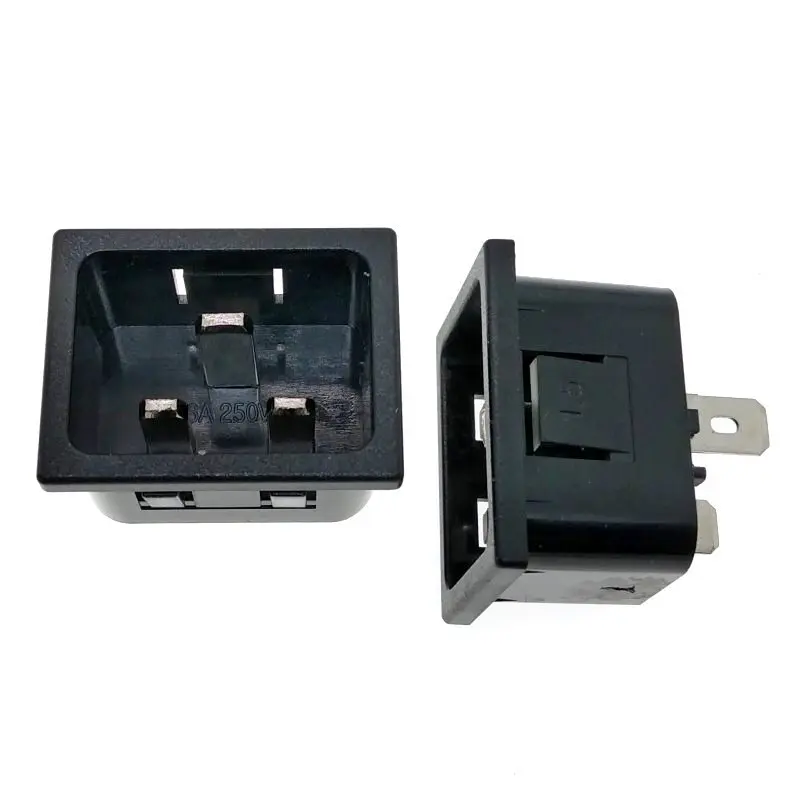 Штепсельная Вилка IEC C20 с панельным креплением промышленный входной разъем