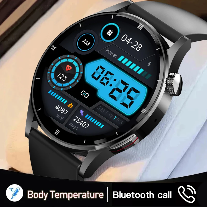 

Новинка 2022, мужские Смарт-часы с экраном 360*360, всегда отображают время, звонки по Bluetooth, местная музыка, мужские Смарт-часы для Huawei Xiaomi + Box