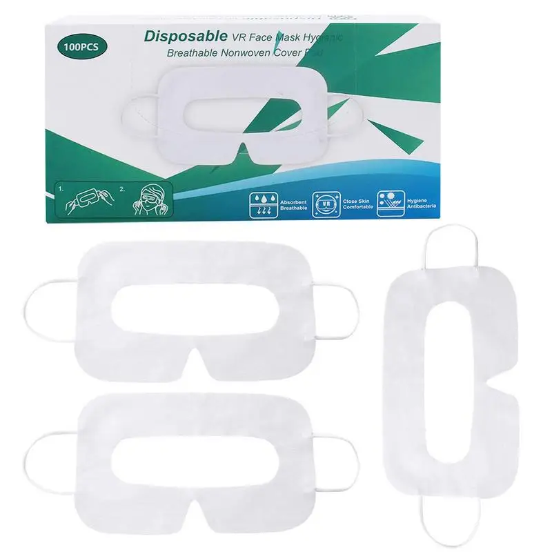 

100pcs VR Experience Face Cover Sanitary Cloth Compatible With PicoNeo3 Quest2 VR Accessories Prevent Sweat And Dirt
