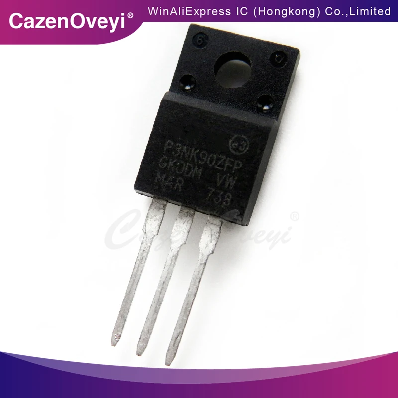 10 шт. STP3NK90ZFP P3NK90ZFP