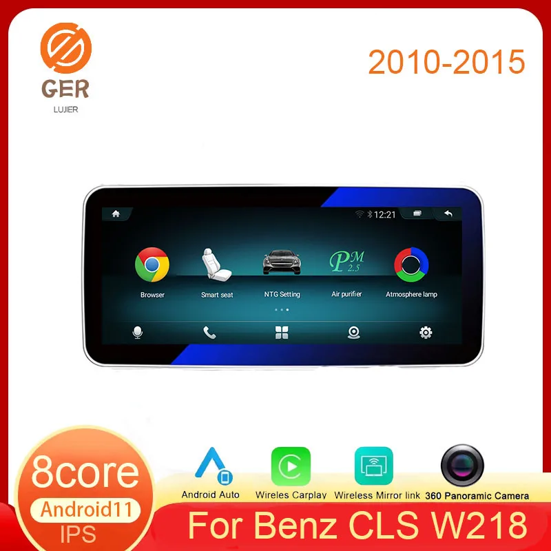 

GIR 12.3“Car Radio 6G+128G Automotive Multimedia For Mercedes Benz w218 Android 11 Car Video Players GPS Navigation Carplay