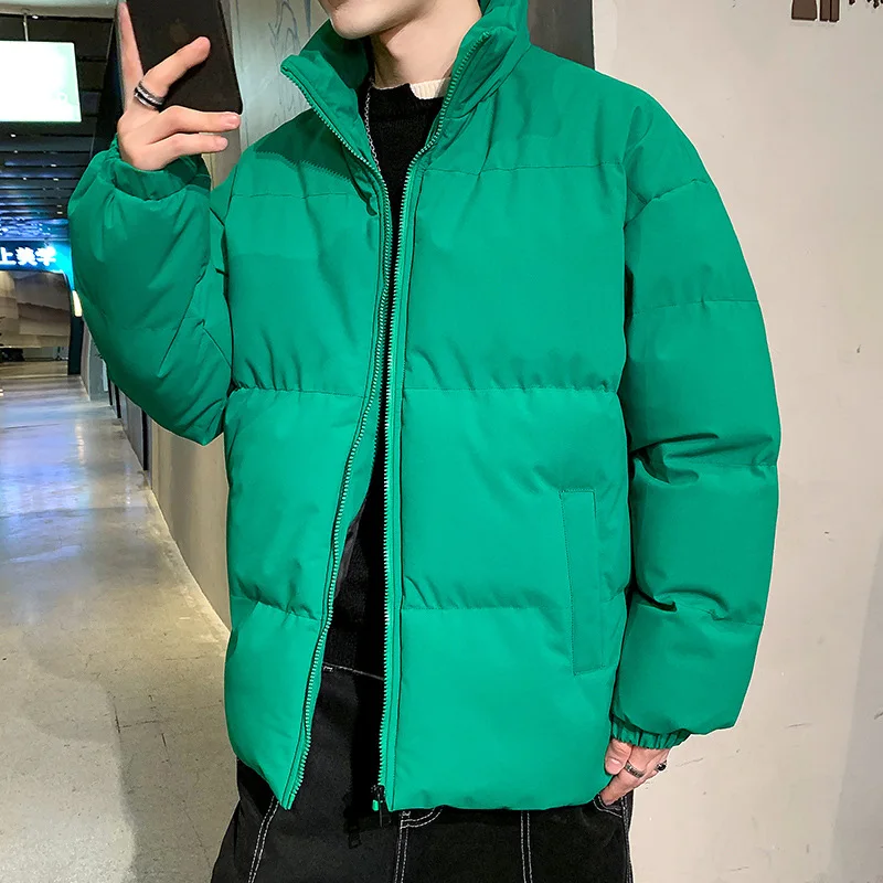 Winter Jacket Men Oversize Parkas Puffer Streetwear Thicken Warm Coat Men Zipper cotton padded Jacket Solid unisex outwear 7XL