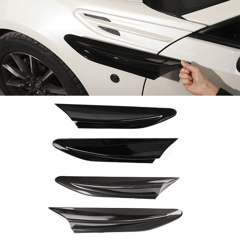 

ABS Side Fender Air Vent Fin Trim Fit for Toyota 86 Subaru BRZ 2012-2020 Scion FR-S Exterior Car Accessories