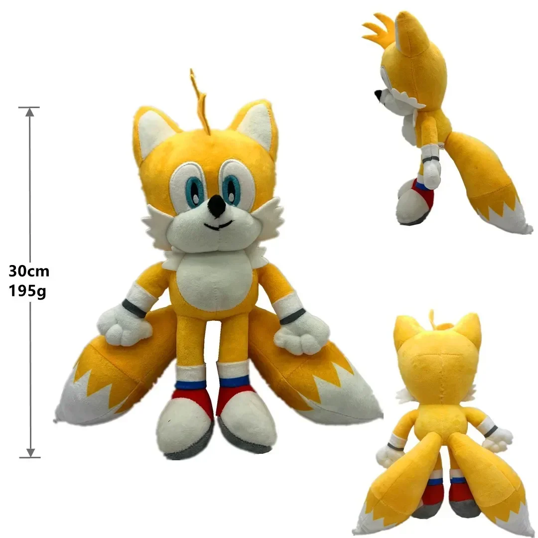 Фото Хит продаж 2026: Мягкая игрушка SONIC — плюшевые куклы Эми Роуз, Наклз, Тейлз. Милые, мягкие, плюшевые куклы-подарки на день рождения для детей. №5