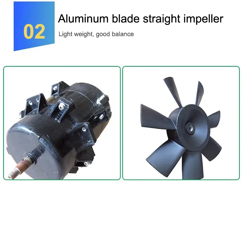 Малошумный многофункциональный портативный вентилятор Осевого Потока