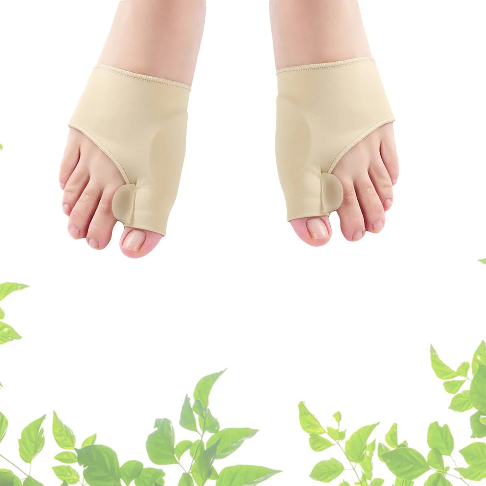 

1 Pair Socks Liners Thumb Bunions Protector Ease Foot Pain Gel Hallux Valgus Corrector Big Toe Pedicure Toes Separator -Size S