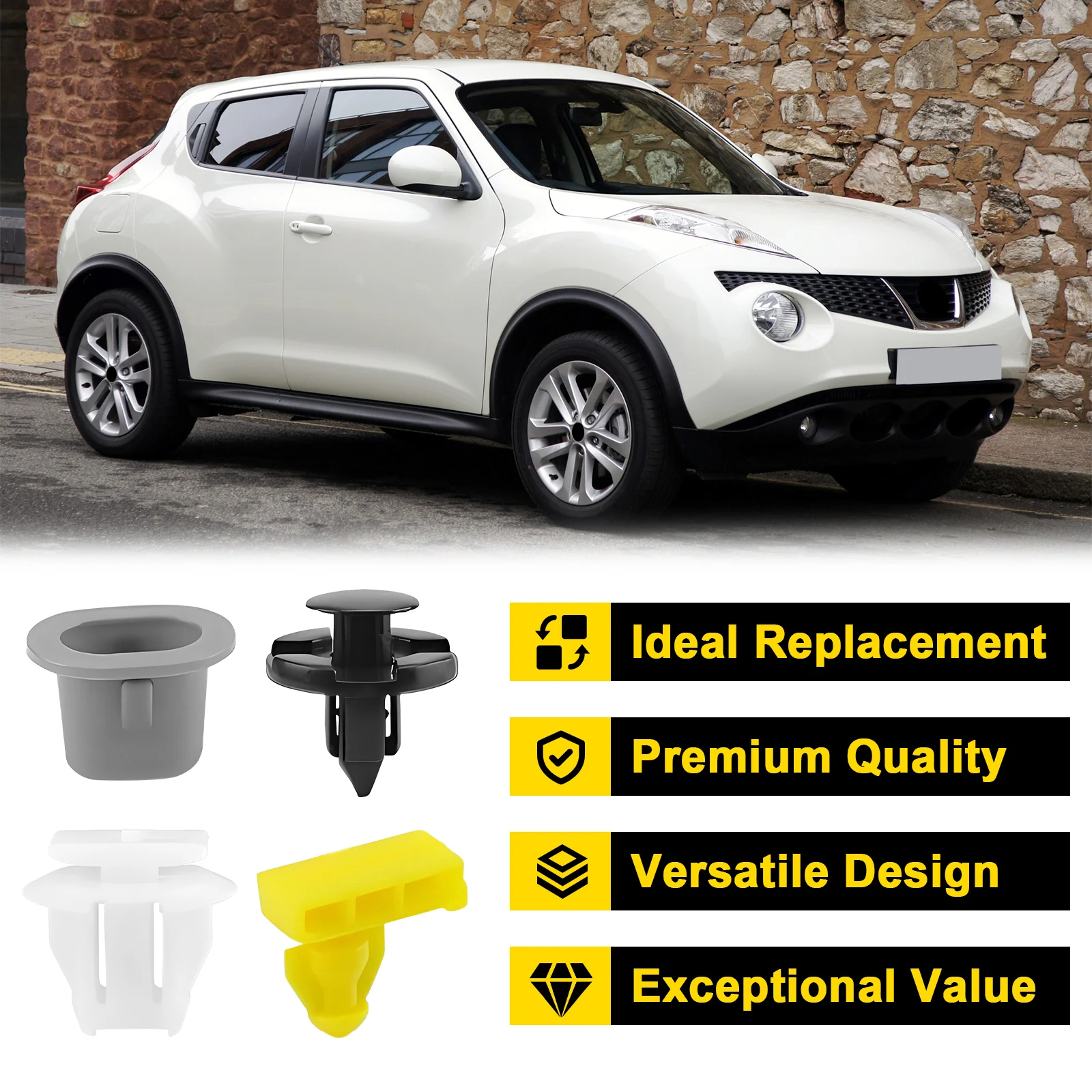 46 шт. фиксаторы для накладки колесной арки Nissan Armade Juke Murano Rogue Infiniti QX56 QX80 01553-09321