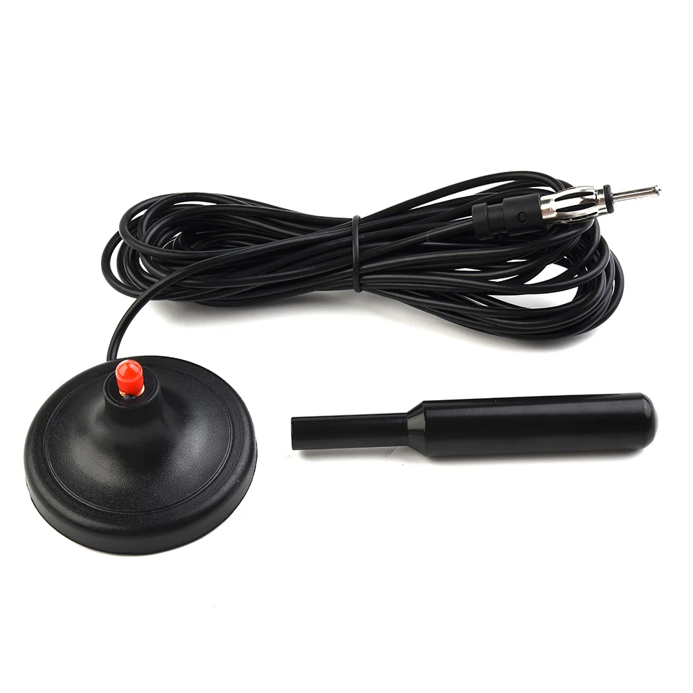 

Car Radio Aerial Antenna Suction Cup Car Digital Magnetic 1pcs 330mm*300mm*0.8mm 75Ω ABS Accessories Universal