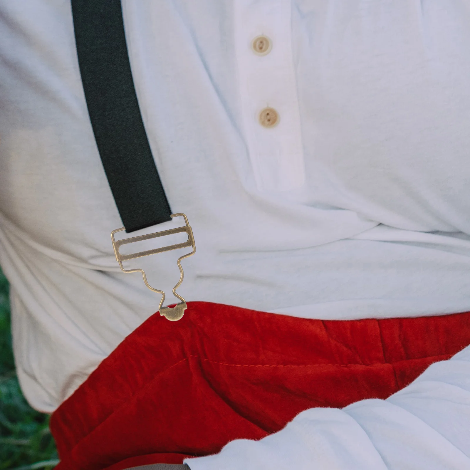 4-шт. Пряжки наручи для брюк нагрудник брюки пуговицы металлический офисный